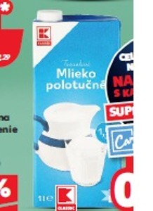 K-Classic Trvanlivé mlieko