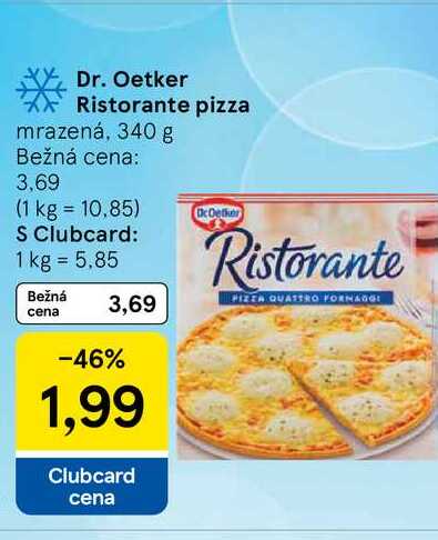 Dr. Oetker Ristorante pizza mrazená, 340 g 