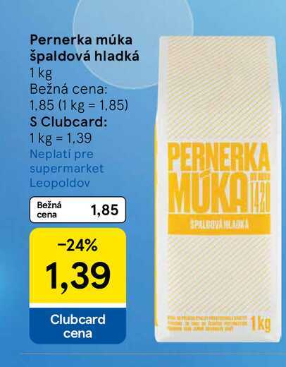 Pernerka múka špaldová hladká 1 kg