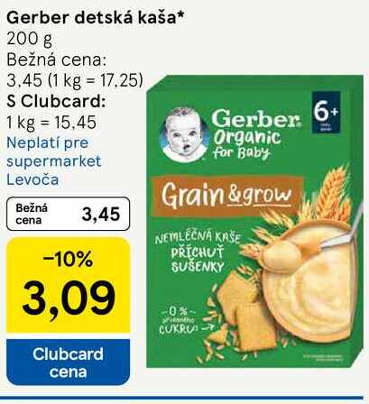 Gerber detská kaša 200 g