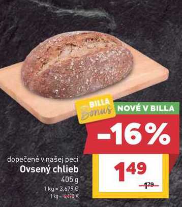 Ovsený chlieb 405 g 