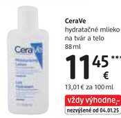 CeraVe hydratačné mlieko na tvár a telo, 88 ml 