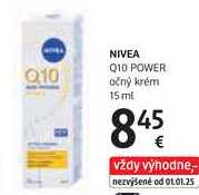 NIVEA Q10 POWER očný krém, 15 ml