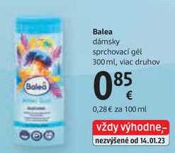 Balea dámsky sprchovací gél, 300 ml