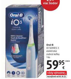 Oral-B iO SERIES 3 elektrická zubná kefka, 1 ks