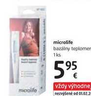 microlife bazálny teplomer, 1 ks