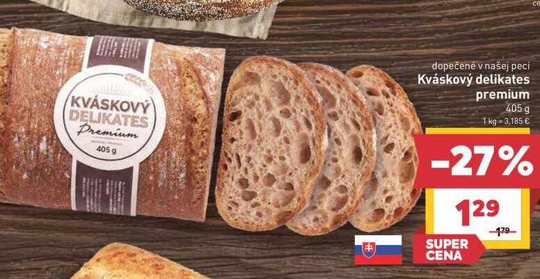 Kváskový delikates premium 405 g 