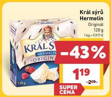 Král Sýrů 120 g