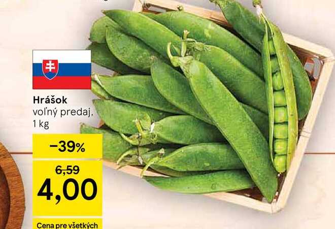 Hrášok voľný predaj 1 kg