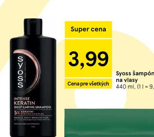 Syoss šampón na vlasy 440 ml