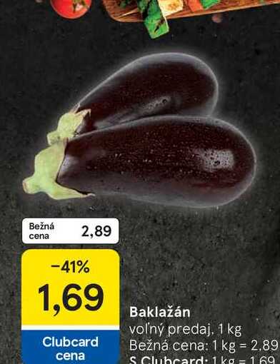 Baklažán voľný predaj 1 kg 