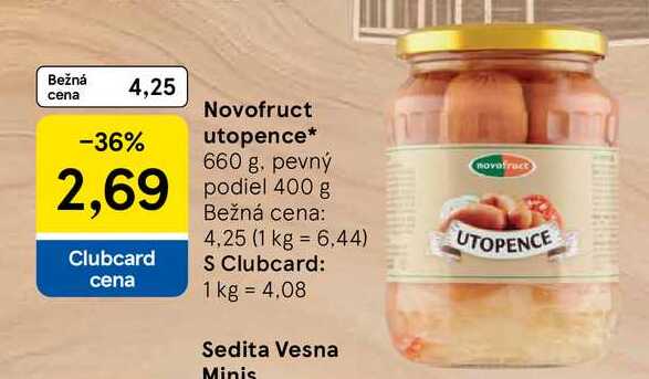 Novofruct utopence 660 g