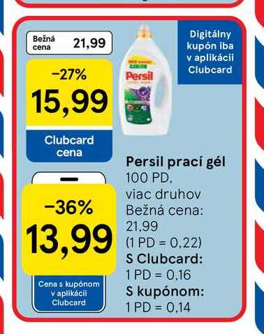 Persil prací gél 100 PD
