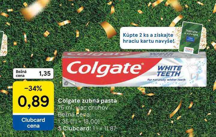 Colgate zubná pasta 75 ml, viac druhov