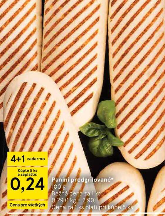 Panini predgrilované 100 g