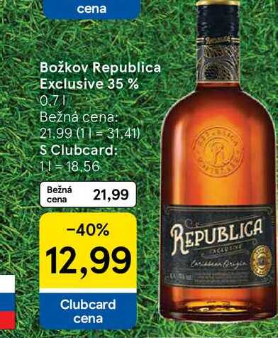 Božkov Republica Exclusive 35% 0.7L