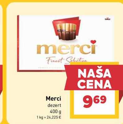 Merci dezert 400 g