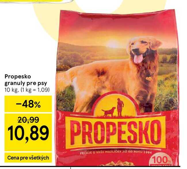 Propesko granuly pre psy 10 kg