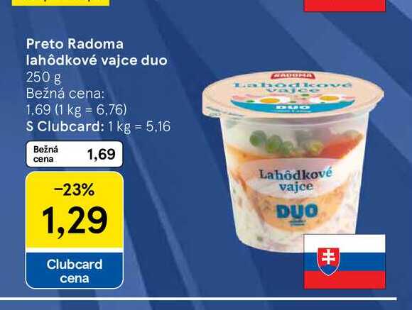 Preto Radoma lahôdkové vajce duo 250 g
