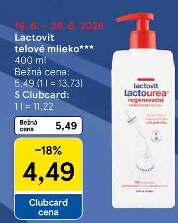 Lactovit telové mlieko 400 ml