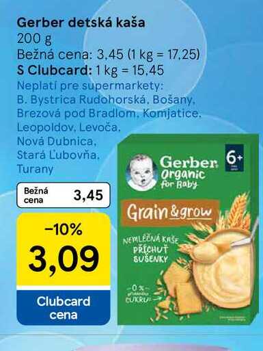 Gerber detská kaša 200 g