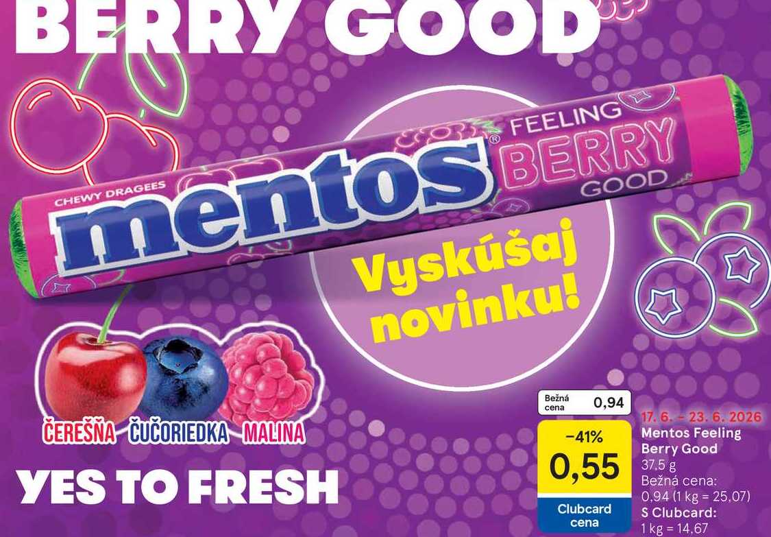 Mentos Feeling Berry Good 37.5g