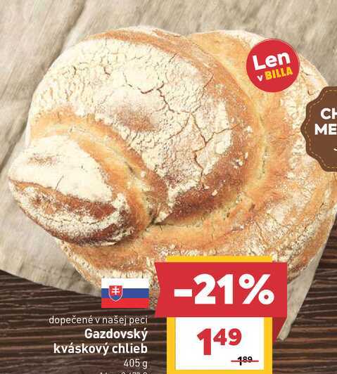 Gazdovský kváskový chlieb 405 g