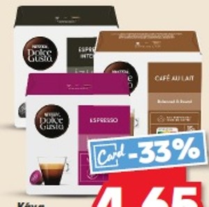 Nescafé Dolce Gusto Káva v akcii
