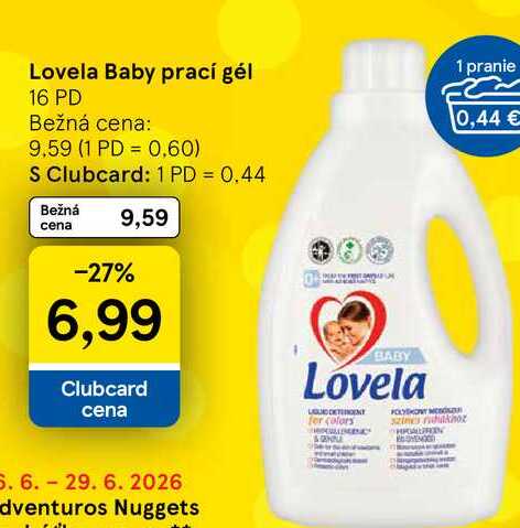 Lovela Baby prací gél 16 PD