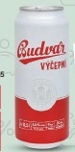 Budweiser Budvar Svetlé pivo v akcii