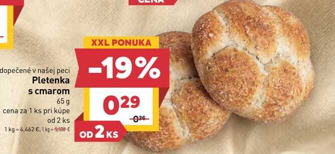 Pletenka s cmarom 65 g