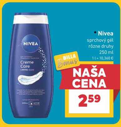 Nivea sprchový gel 250 ml