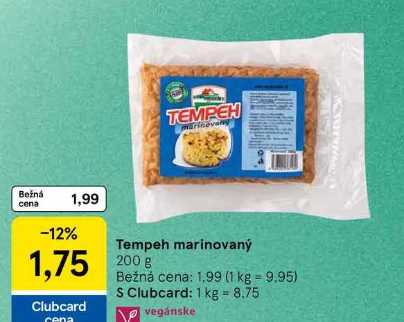 Tempeh marinovaný 200 g