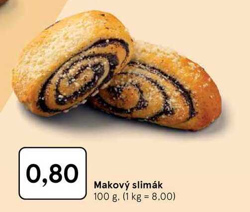 Makový slimák 100 g