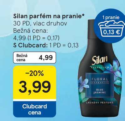 Silan parfém na pranie 30 PD, viac druhov