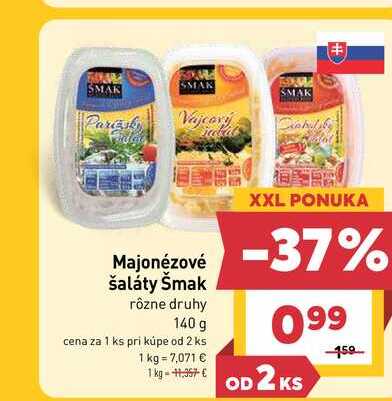 Šmak rôzne druhy 140 g