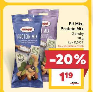Fit Mix, Protein Mix 2 druhy 70 g