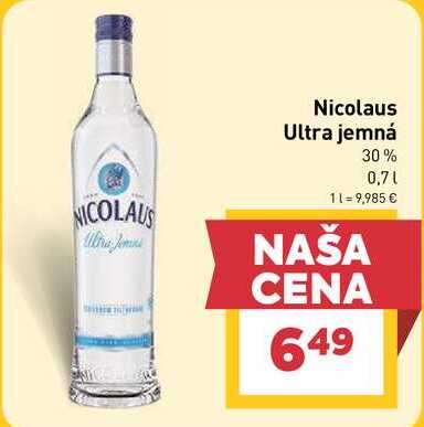 Nicolaus Ultra jemná 30% 0,7l