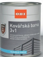 OBI KOVÁČSKA FARBA 3V1 - 375 ML