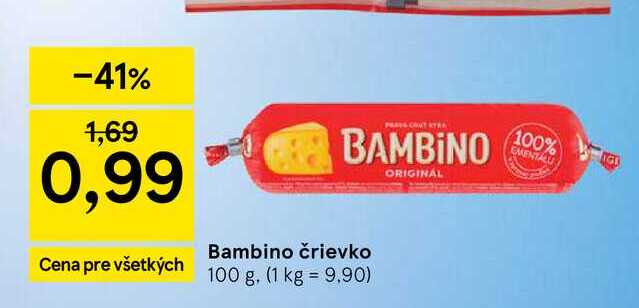 Bambino črievko 100 g
