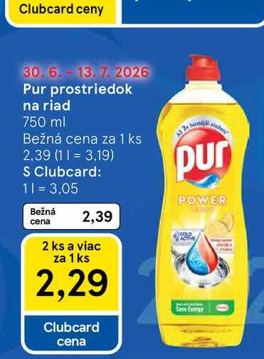 Pur prostriedok na riad 750 ml 