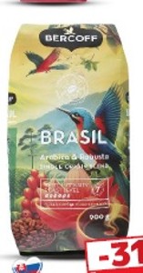 Bercoff Brasil Zrnková káva v akcii