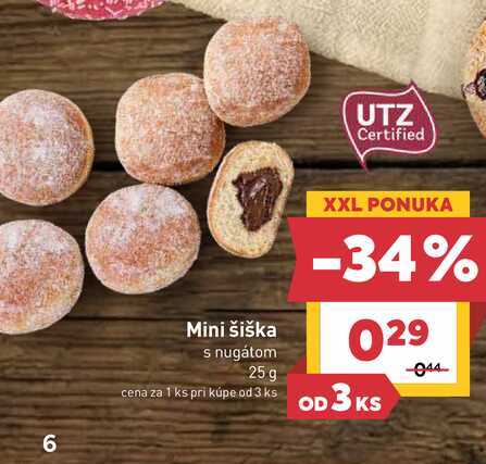 Mini šiška s nugátom 25 g