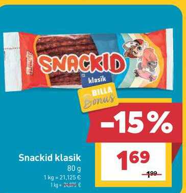 Snackid klasik 80 g 