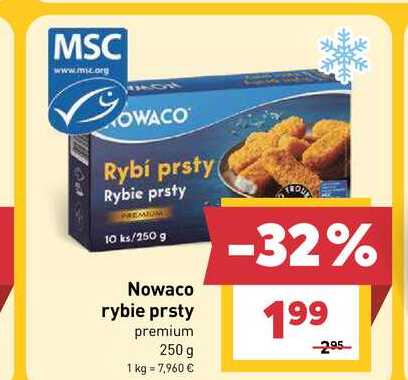 NOWACO Rybie prsty 10 ks/250 g