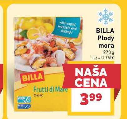 BILLA Plody mora 270 g