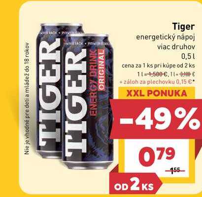 Tiger Energetický nápoj 500 ml