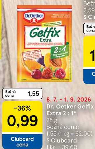 Dr.Oetker Gelfix Extra 2:1 25g