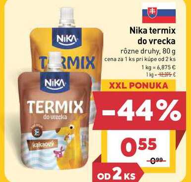 Nika termix do vrecka rôzne druhy, 80 g