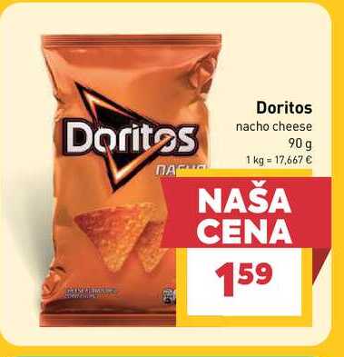 Doritos nacho cheese 90 g 